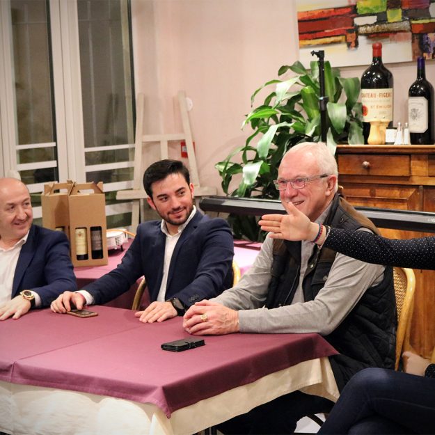 Imanol Sánchez en el Circulo Taurino de Libourne