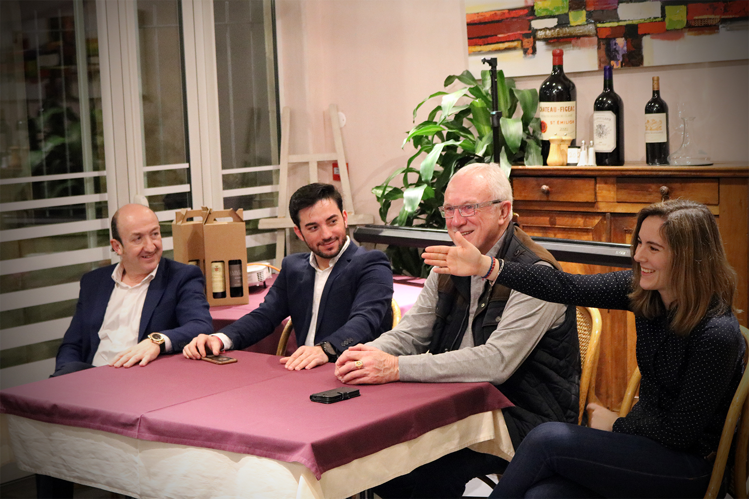 Imanol Sánchez en el Circulo Taurino de Libourne