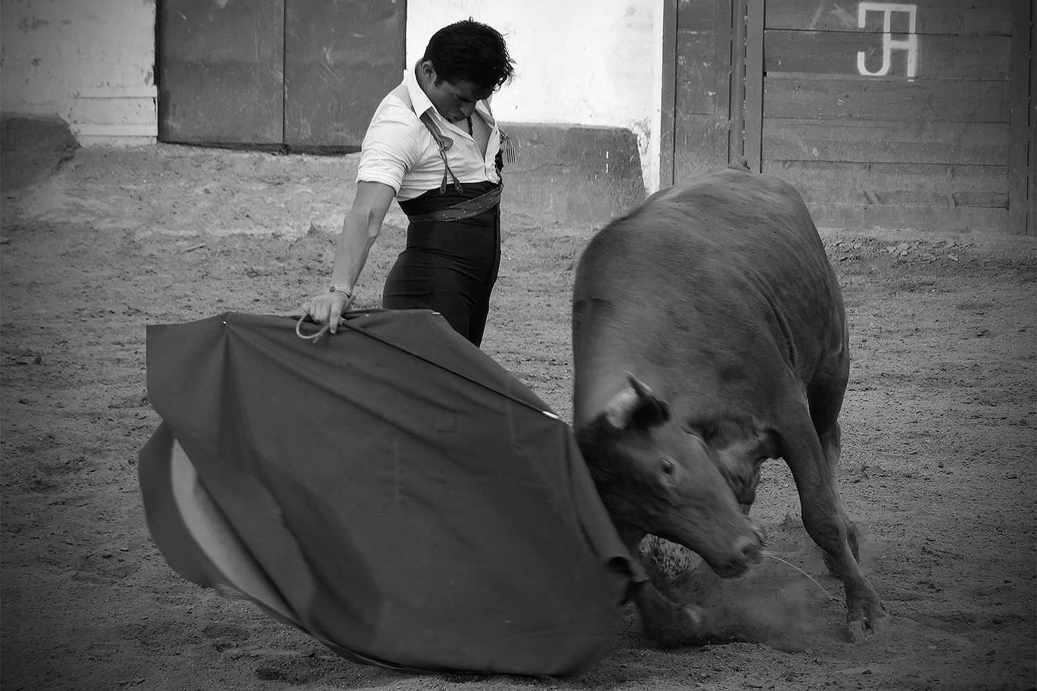 Imanol Sánchez Tentadero Arriazu 28jun2018 Blanco y negro3