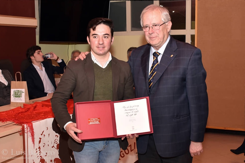 Imanol Sánchez con Martín Llanas