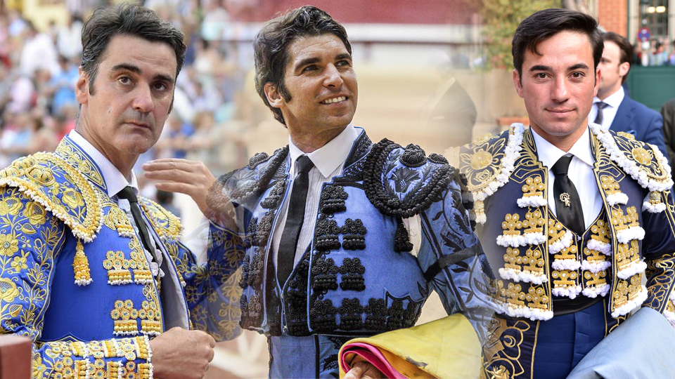 Jesulín, Cayetano e Imanol Sánchez en Calatayud