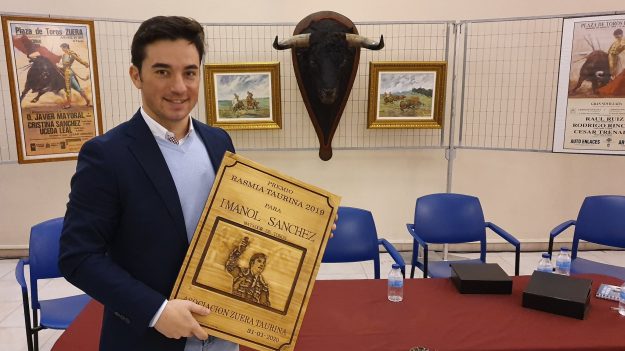 Imanol Sánchez premiado en Zuera
