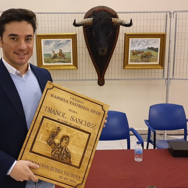 Imanol Sánchez premiado en Zuera