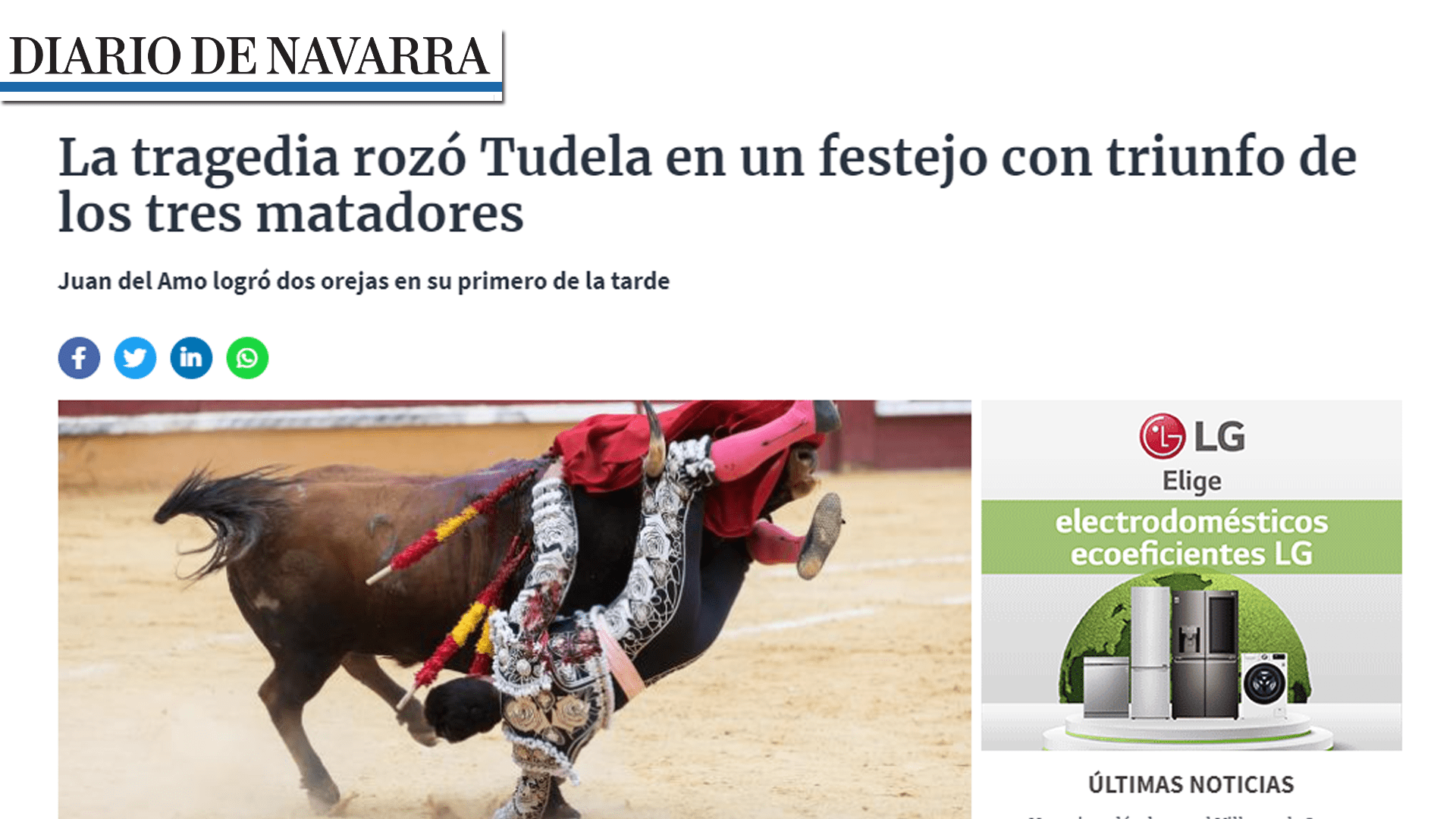 Imanol Sánchez Puert Grande Tudela Portada Diario de Navarra-min