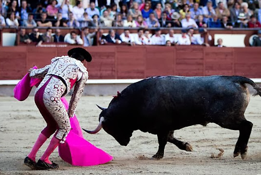 Marco Galán con el capote