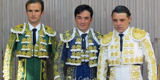 Sánchez Vara e Imanol Sánchez en la corrida de Reta