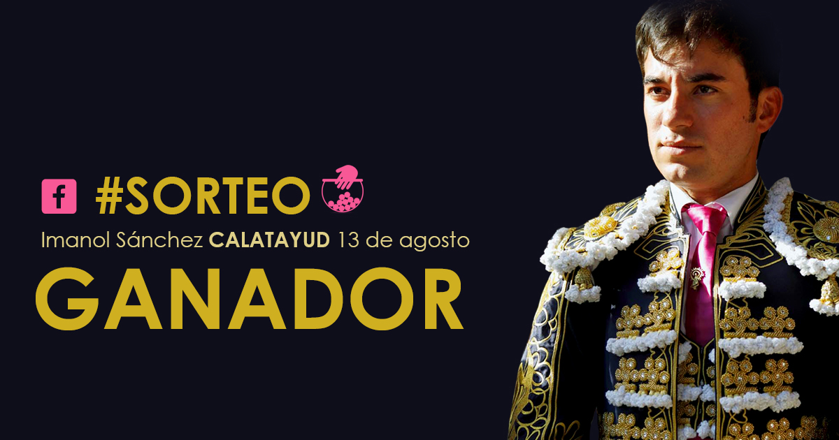 Sorteo Entradas Calatayud 2 gANADOR