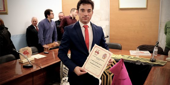 Imanol Sánchez premiado en Albalate del Arzobispo