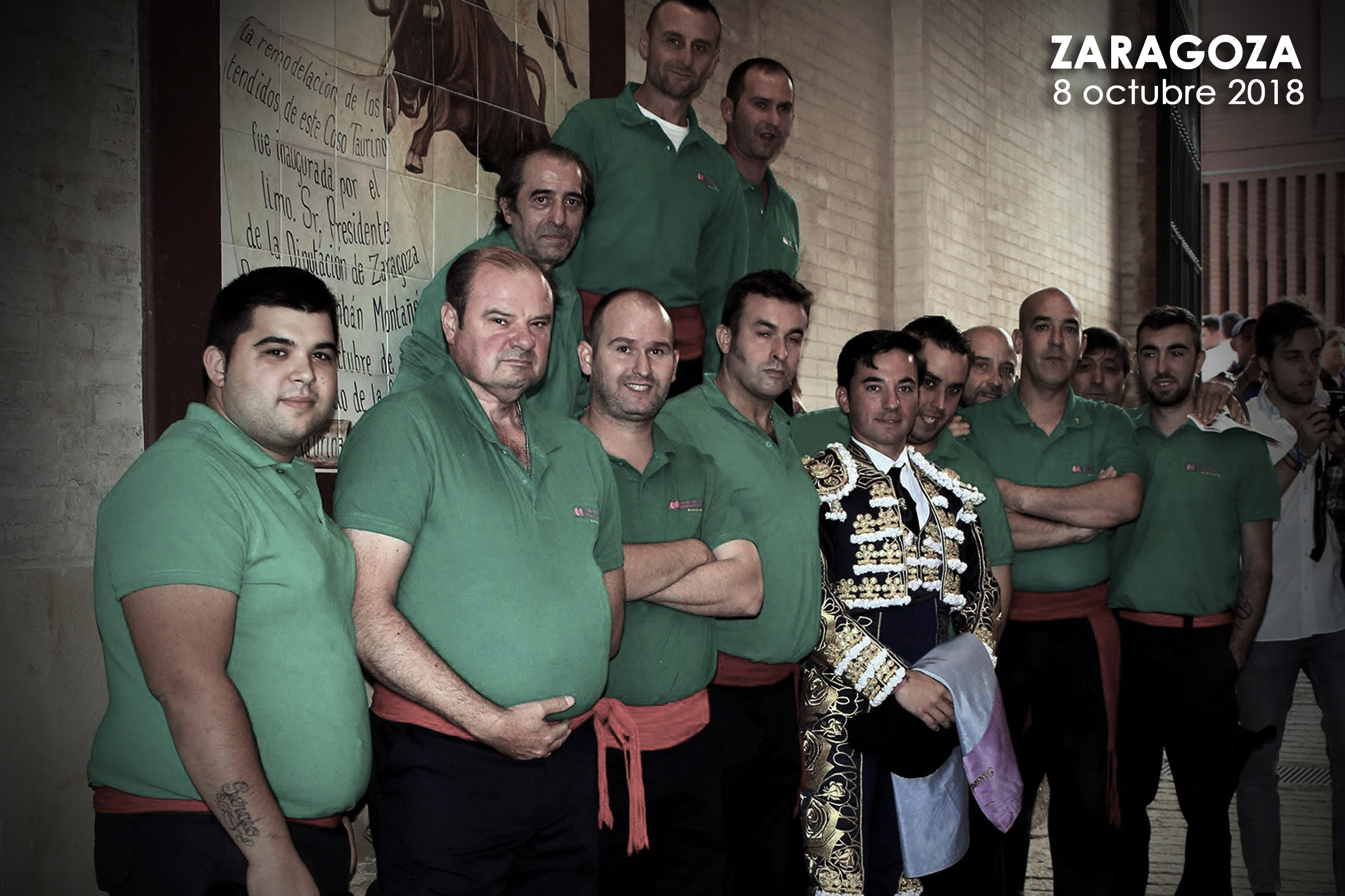 Imanol Sánchez con los Areneros de Zaragoza