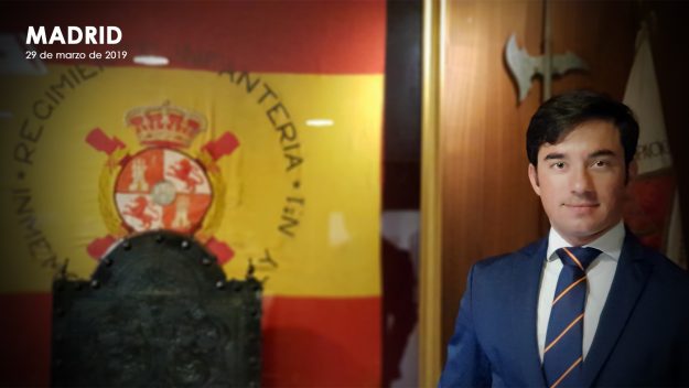 Imanol Sánchez en el Cuartel General del Ejercito