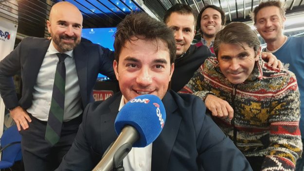 Jesús Lorente (Seico Asesores), Carlos Sanz, Jorge Gutierrez, Imanol Sánchez y Alberto Joven en EMPRENDEDORES