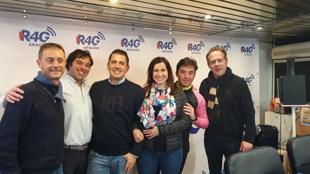 Silvia Plaza, Javier Lázaro, Imanol Sánchez, Alberto Joven, AJE Aragón Nerion en EMPRENDEDORES