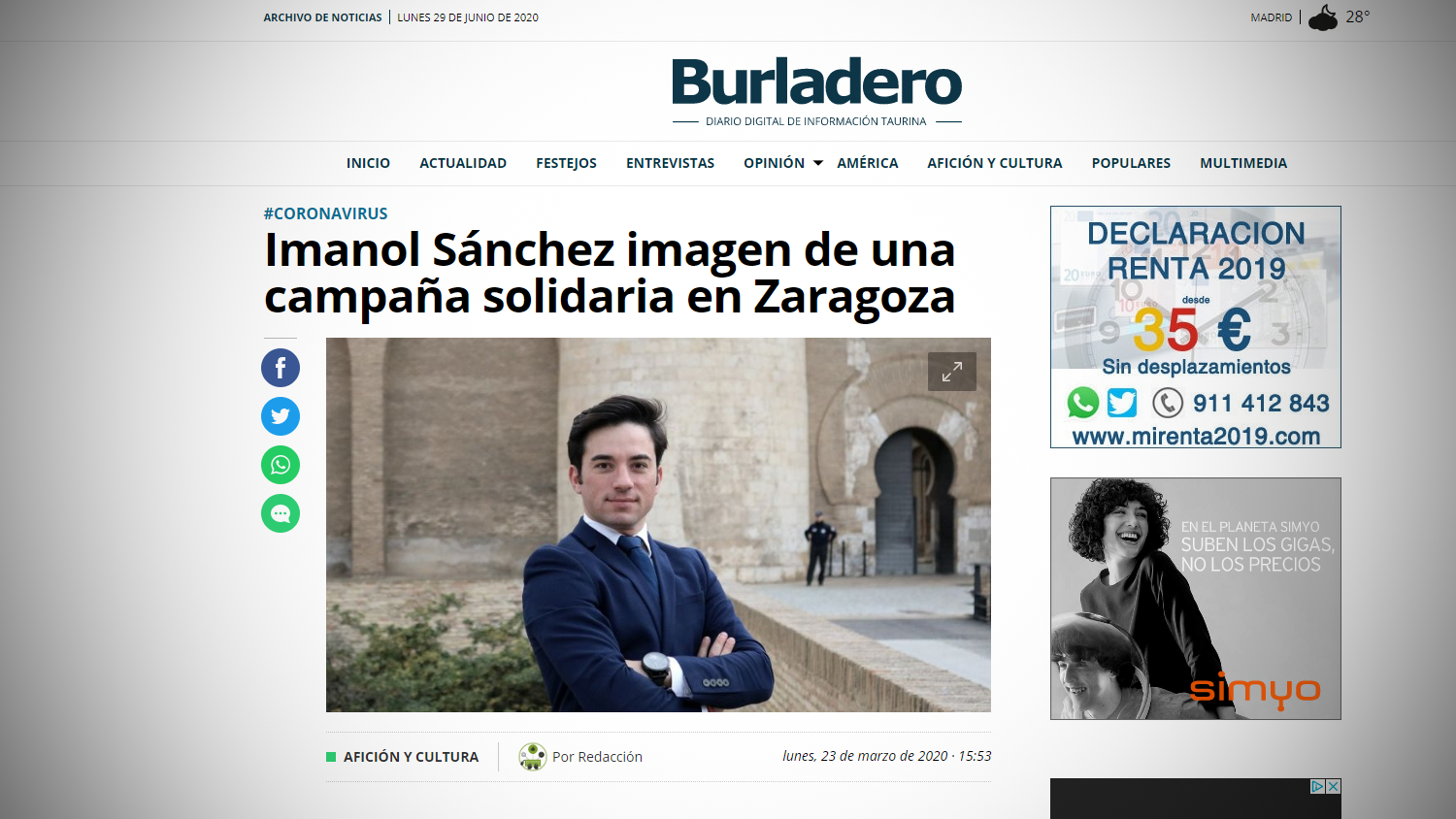 Burladero | Portal Taurino