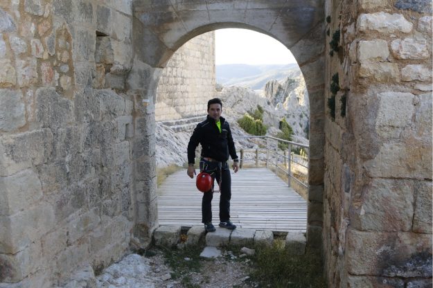 Imanol Sánchez en una de sus aventuras